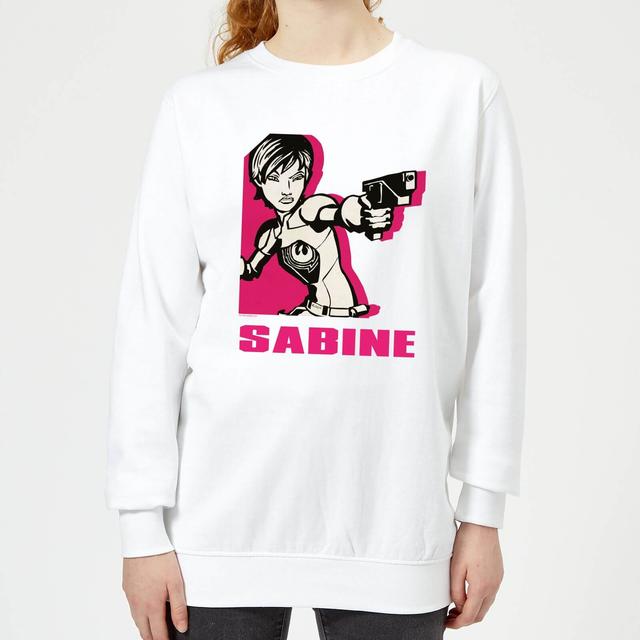 Star Wars Rebels Sabine Women's Sweatshirt - White - L on Productcaster.