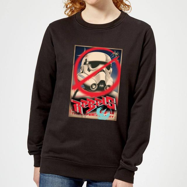 Star Wars Rebels Poster Women's Sweatshirt - Black - L - Black on Productcaster.