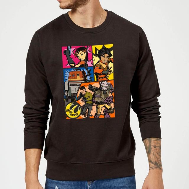 Sudadera Star Wars Rebels Comic Strip - Hombre - Negro - L on Productcaster.