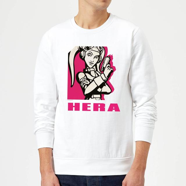 Star Wars Rebels Hera Sweatshirt - White - M - Vit on Productcaster.