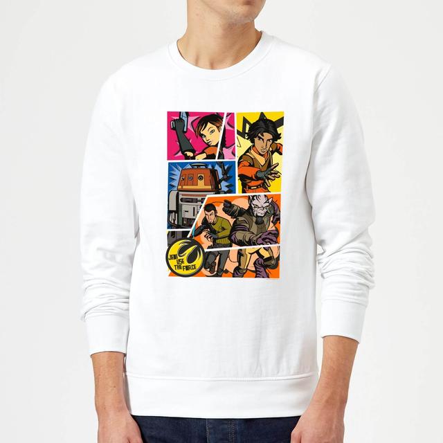 Star Wars Rebels Comic Strip Sweatshirt - White - L on Productcaster.