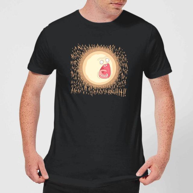 Rick and Morty Screaming Sun Herren T-Shirt - Schwarz - XS on Productcaster.