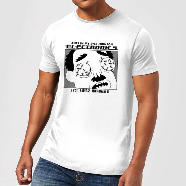 Camiseta Rick y Morty Hormigas en los Ojos - Hombre - Blanco - S on Productcaster.