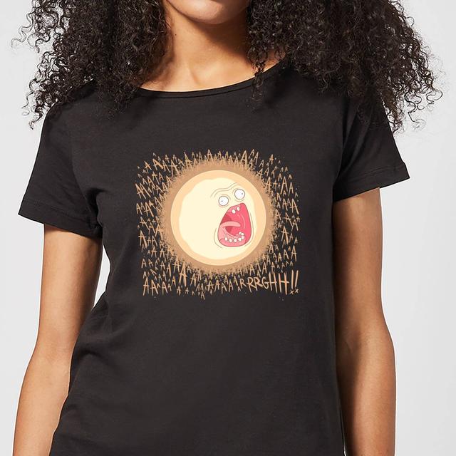 Rick and Morty Screaming Sun Damen T-Shirt - Schwarz - XXL on Productcaster.