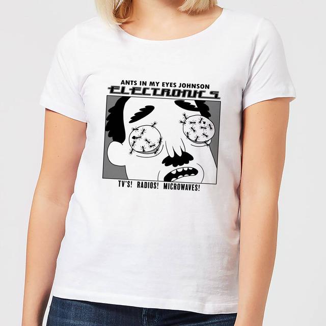 Rick and Morty Ants In My Eyes Women's T-Shirt - White - XXL - White on Productcaster.