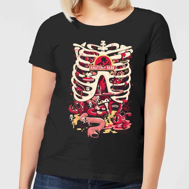 Camiseta Rick y Morty Anatomy Park - Mujer - Negro - M on Productcaster.