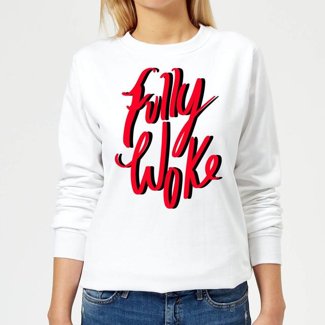 Rock On Ruby Fully Woke Women's Sweatshirt - White - XXL - Weiß on Productcaster.