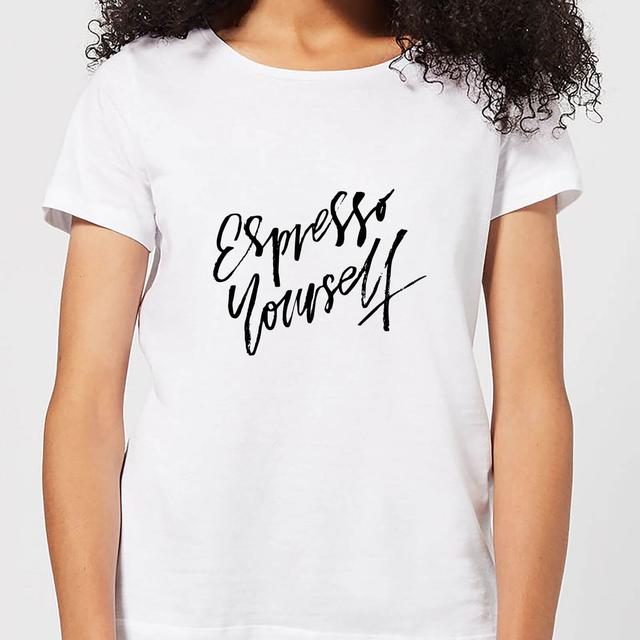 Espresso Yourself Women's T-Shirt - White - M - White on Productcaster.