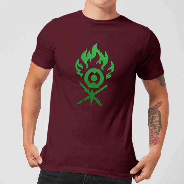 Magic The Gathering Gruul Symbol Men's T-Shirt - Burgundy - 4XL - Burgundy on Productcaster.