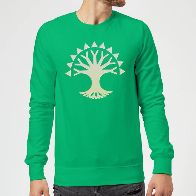 Magic The Gathering Selesnya Symbol Sweatshirt - Kelly Green - L - Kelly Green on Productcaster.