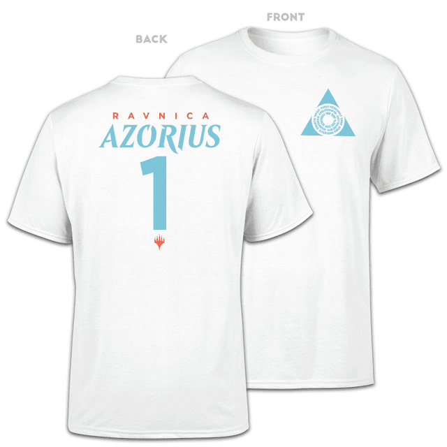 Magic The Gathering Azorius Sports Men's T-Shirt - White - XXL - White on Productcaster.