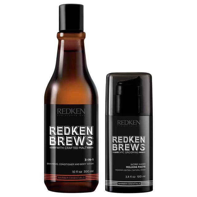 Redken Brews Men's Shampoo and Molding Paste Duo on Productcaster.