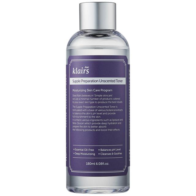 Dear, Klairs Supple Preparation Unscented Toner 180ml on Productcaster.