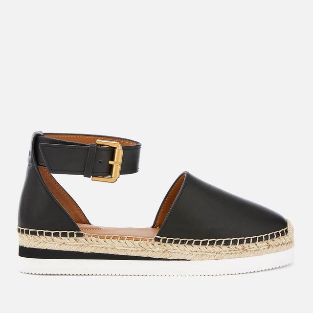 See By Chloé Women's Glyn Leather Espadrille Sandals - EU 37/UK 4 on Productcaster.