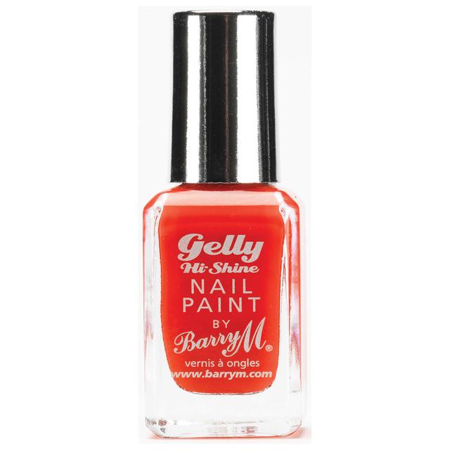 Barry M Cosmetics Gelly Hi Shine Nail Paint 10ml (Various Shades) - Passion Fruit on Productcaster.