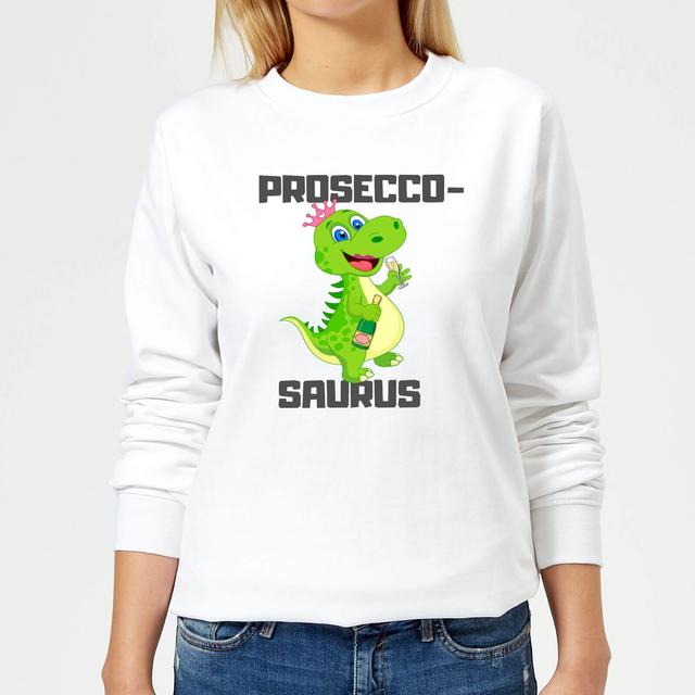 Be My Pretty Prosecco-Saurus Women's Sweatshirt - White - XS - Weiß on Productcaster.