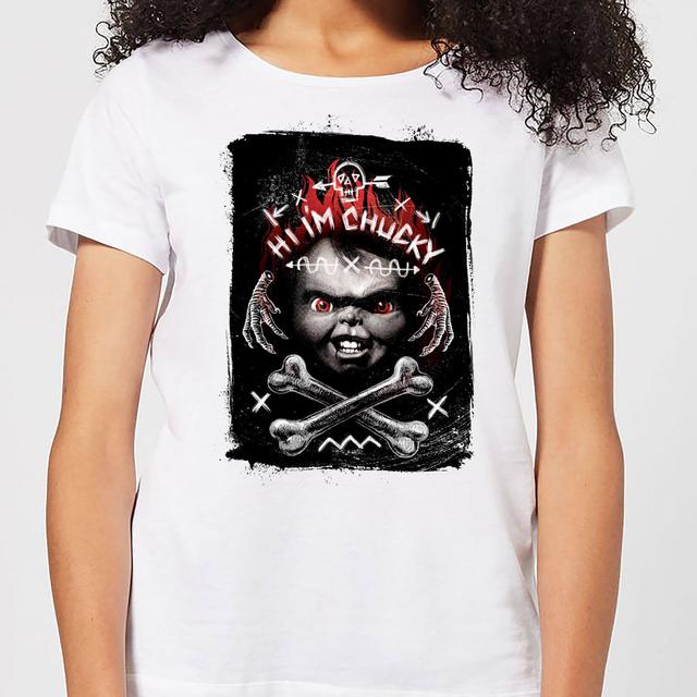 Camiseta Chucky Hi I'm Chucky - Mujer - Blanco - M - Blanco on Productcaster.