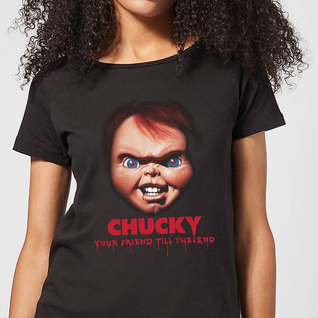 Camiseta Chucky Friends Till The End - Mujer - Negro - M - Negro on Productcaster.