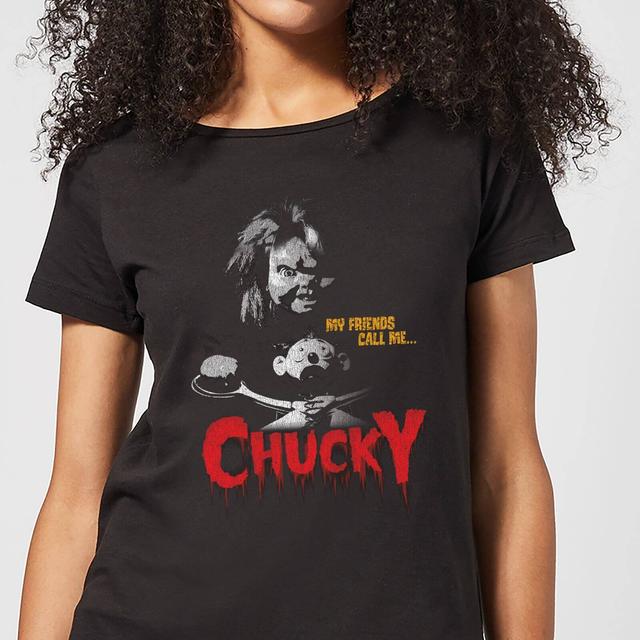 Camiseta Chucky My Friends Call Me Chucky - Mujer - Negro - XXL on Productcaster.