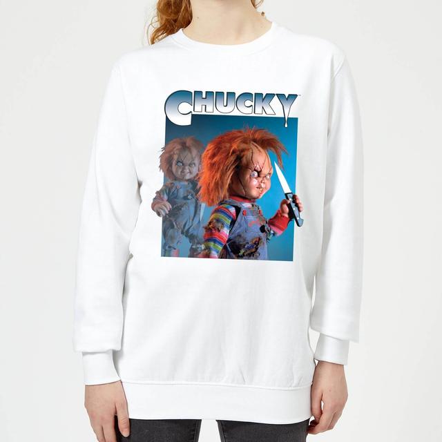 Chucky Nasty 90's Women's Sweatshirt - White - XL - White on Productcaster.