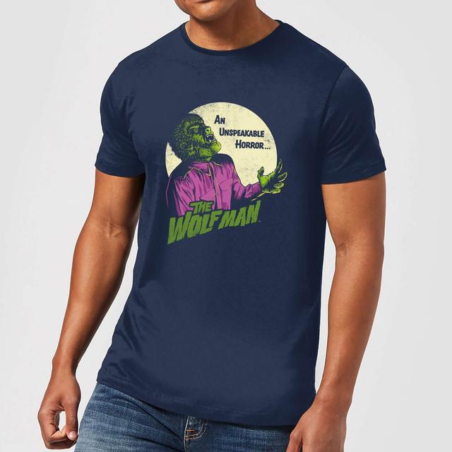 Camiseta Universal Monsters El hombre lobo Retro - Hombre - Azul marino - XXL on Productcaster.