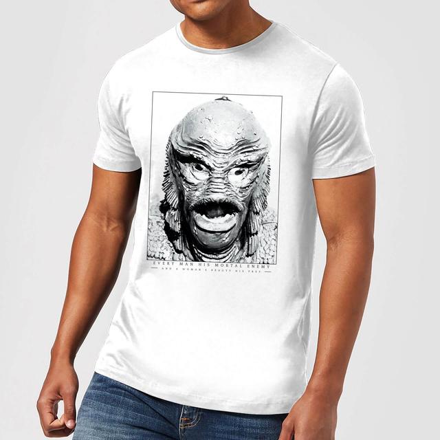 Camiseta Universal Monsters La mujer y el monstruo Portrait - Hombre - Blanco - S on Productcaster.