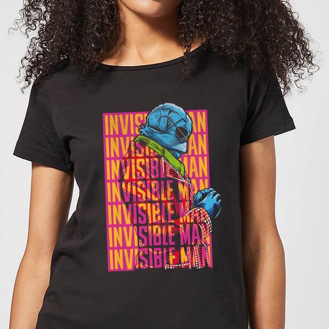 Universal Monsters Invisible Man Retro Damen T-Shirt - Schwarz - XL on Productcaster.