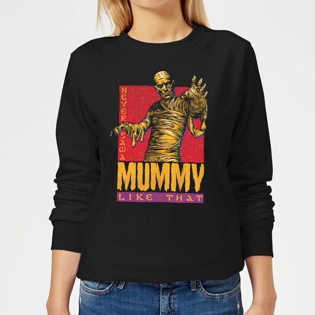 Universal Monsters The Mummy Retro Women's Sweatshirt - Black - XXL on Productcaster.