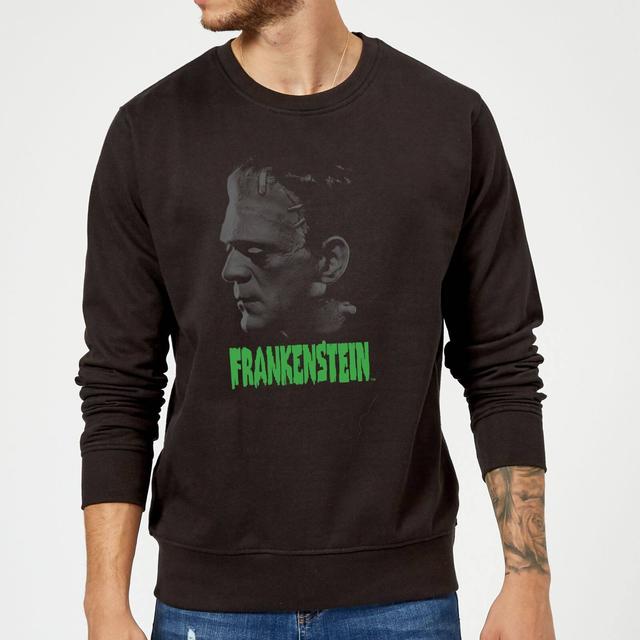 Universal Monsters Frankenstein Grauscale Pullover - Schwarz - XL on Productcaster.