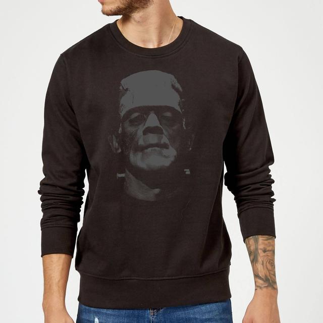 Sudadera Universal Monsters Frankenstein Black And White - Hombre - Negro - S on Productcaster.