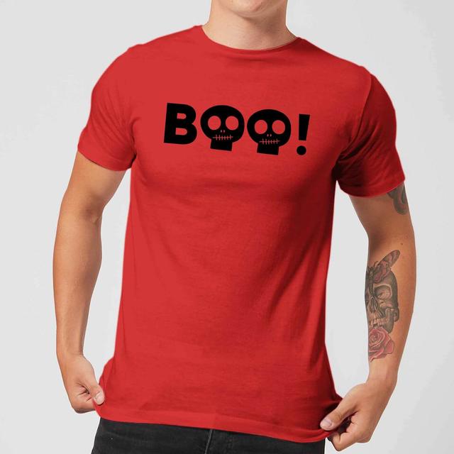 Boo! Men's T-Shirt - Red - M - Red on Productcaster.