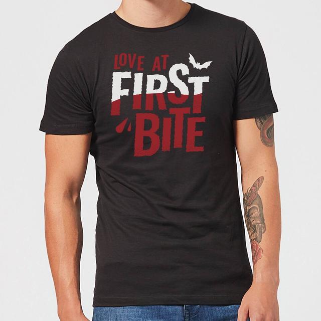 Love At First Bite Men's T-Shirt - Black - XXL - Schwarz on Productcaster.