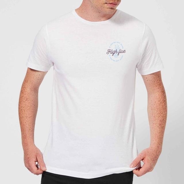 If You're Not Alive, High Five Men's T-Shirt - White - L on Productcaster.