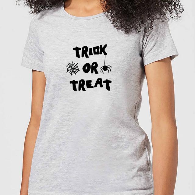 Halloween Trick or Treat Women's T-Shirt - Grey - XXL - Grau on Productcaster.