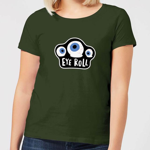 Halloween Eye Roll Women's T-Shirt - Forest Green - XXL - Forest Green on Productcaster.