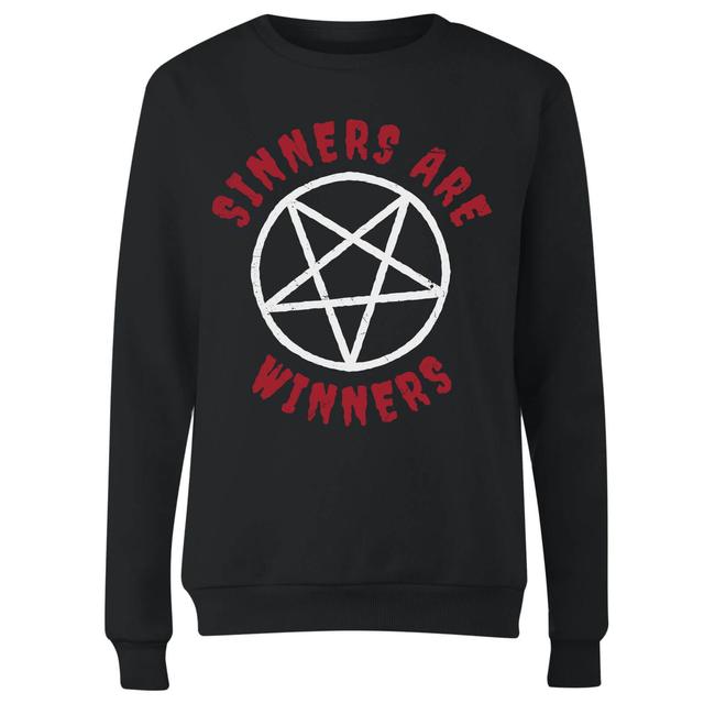 Sinners Are Winners Women's Sweatshirt - Black - L - Schwarz on Productcaster.