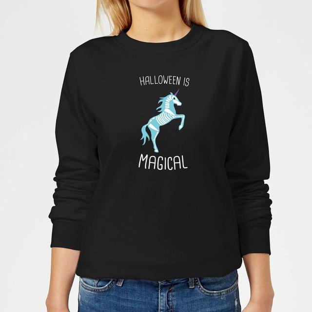 Unicorn Skeleton Women's Sweatshirt - Black - M - Schwarz on Productcaster.