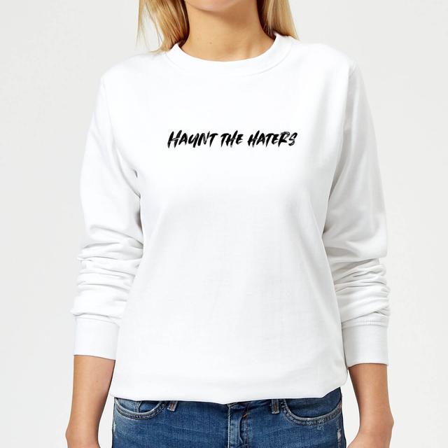 Haunt The Haters Women's Sweatshirt - White - XXL - Weiß on Productcaster.