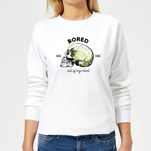 Bored Out Of My Mind Women's Sweatshirt - White - XXL - Weiß on Productcaster.