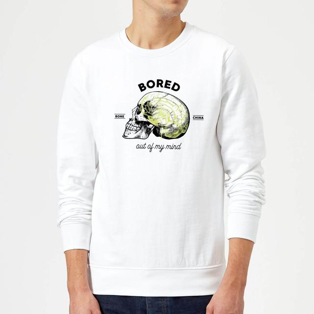 Bored Out Of My Mind Sweatshirt - White - XXL - Weiß on Productcaster.