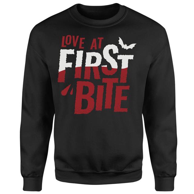 Love At First Bite Sweatshirt - Black - XL - Schwarz on Productcaster.