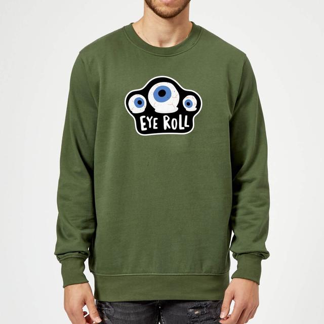 Eye Roll Sweatshirt - Forest Green - XL - Forest Green on Productcaster.