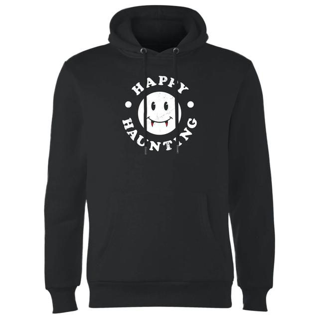 Happy Haunting Hoodie - Black - L - Schwarz on Productcaster.