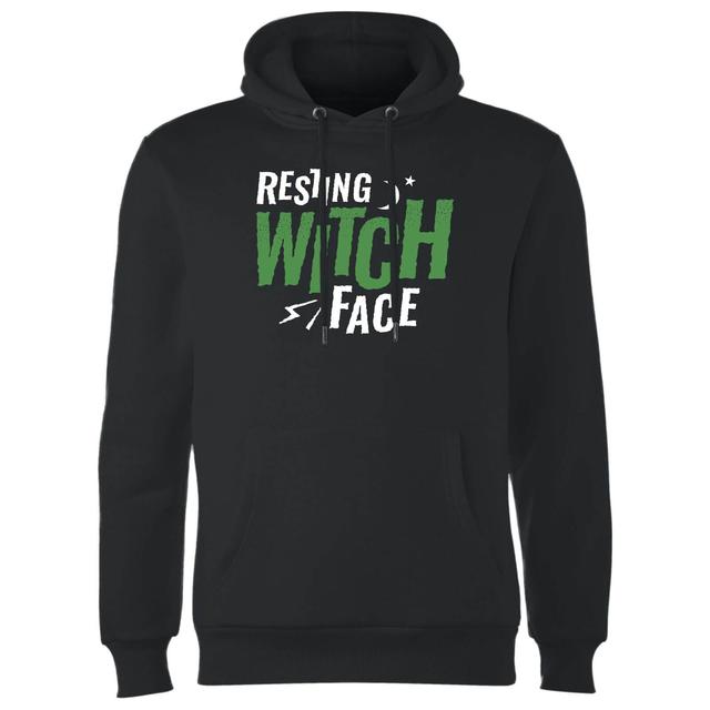 Resting Witch Face Hoodie - Black - XXL on Productcaster.