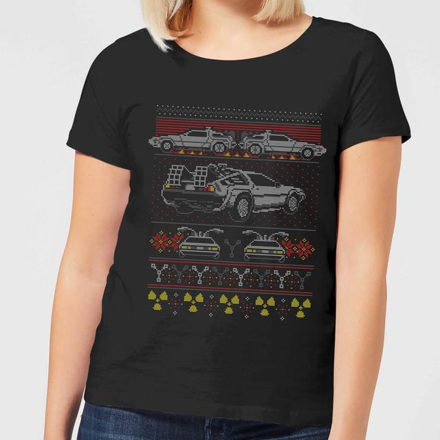 Camiseta Navideña Regreso al Futuro Back In Time For Christmas - Mujer - Negro - 5XL on Productcaster.