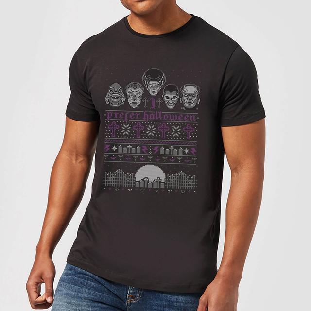 Universal Monsters I Prefer Halloween Herren T-Shirt - Schwarz - S on Productcaster.