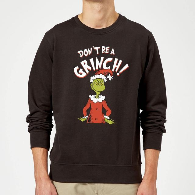 The Grinch Dont Be A Grinch Weihnachtspullover - Schwarz - XL on Productcaster.