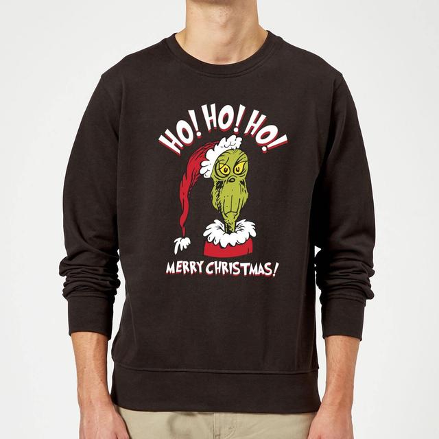 The Grinch Ho Ho Ho Christmas Jumper - Black - L on Productcaster.