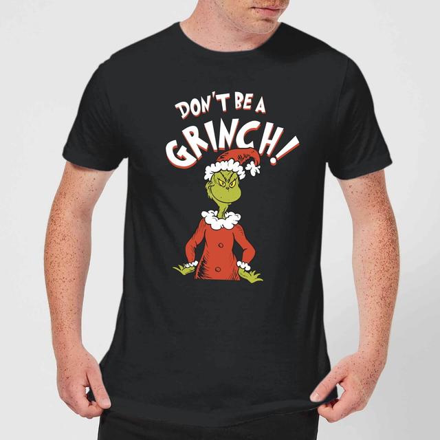 The Grinch Dont Be A Grinch Mens Christmas T-Shirt - Schwarz - XL on Productcaster.