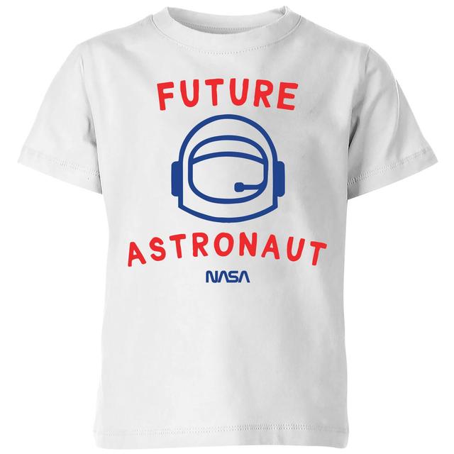 NASA Space Cadets Future Astronaut Kids' T-Shirt - White - 5-6 Jahre on Productcaster.